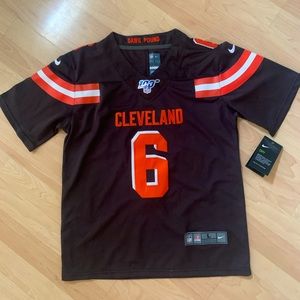 NWT Youth Cleveland Browns Mayfield DriFit Jersey L